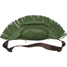 Load image into Gallery viewer, Olive Fringe Fanny