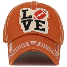 Load image into Gallery viewer, Love Football Baseball Cap