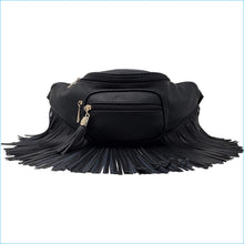 Load image into Gallery viewer, Black Fringe Fanny