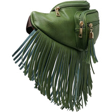 Load image into Gallery viewer, Olive Fringe Fanny