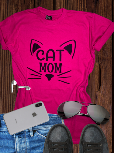 Cat Mom T Shirt