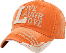 Load image into Gallery viewer, Live Laugh Love Baseball Cap