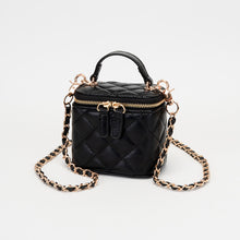 Load image into Gallery viewer, Quilted Mini Vanity Crossbody Bag