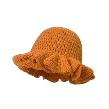 Load image into Gallery viewer, Orange Crochet Hat