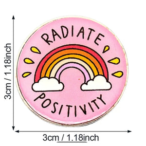 Radiate Positivity Enamel Pin