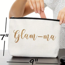 Load image into Gallery viewer, Glam-ma Cosmetic Pouch