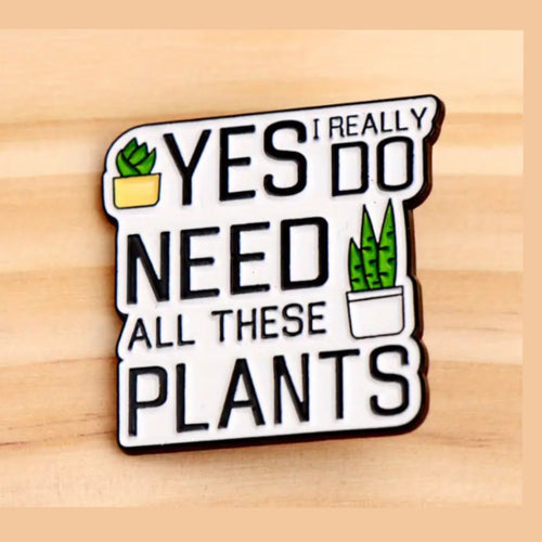Plants Enamel Pin