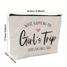 Load image into Gallery viewer, Girl&#39;s Trip Cosmetic Pouch