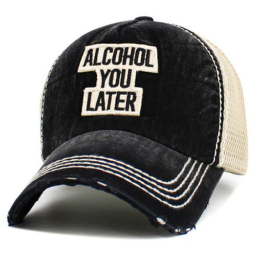 Alcohol You Later Mesh Snapback