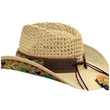 Load image into Gallery viewer, Moldable Straw Cowboy Hat