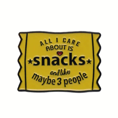 All I Care About Enamel Pin