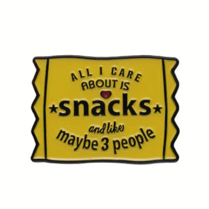 All I Care About Enamel Pin
