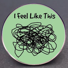 Load image into Gallery viewer, I Feel Like This Enamel Pin