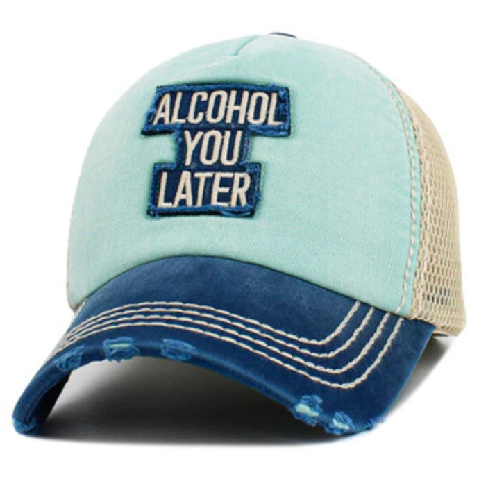 Alcohol You Later Mesh Snapback