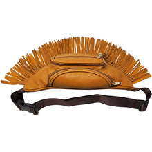 Load image into Gallery viewer, Mustard Fringe Fanny