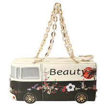 Load image into Gallery viewer, Floral Beauty Bus Handbag