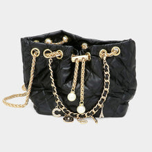 Load image into Gallery viewer, Charm Chain Mini Bucket Crossbody