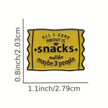 Load image into Gallery viewer, All I Care About Enamel Pin