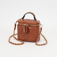 Load image into Gallery viewer, Quilted Mini Vanity Crossbody Bag