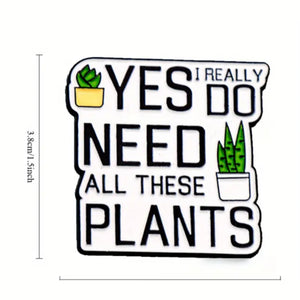 Plants Enamel Pin