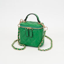 Load image into Gallery viewer, Quilted Mini Vanity Crossbody Bag
