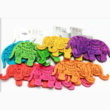 Load image into Gallery viewer, Elephant Wood Earrings