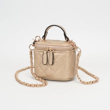 Load image into Gallery viewer, Quilted Mini Vanity Crossbody Bag
