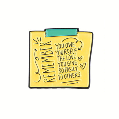 Remember Enamel Pin