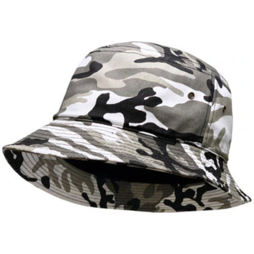Black Camouflage Bucket Hat