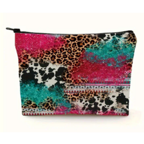Leopard Print Cosmetic Pouch