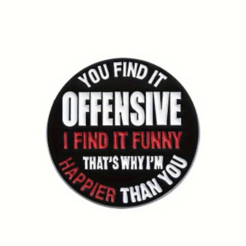 Offensive Enamel Pin