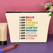 Load image into Gallery viewer, I Am Cosmetic Pouch