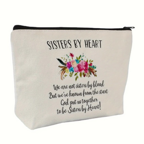 Sisters by Heart Cosmetic Pouch