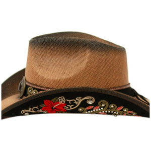 Moldable Straw Cowboy Hat