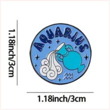 Load image into Gallery viewer, Aquarius Enamel Pin