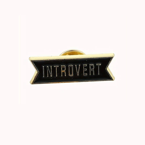 Introvert Enamel Pin