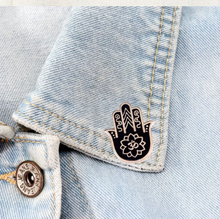 Load image into Gallery viewer, Hamsa Enamel Pin