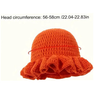 Orange Crochet Hat