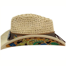 Load image into Gallery viewer, Moldable Straw Cowboy Hat