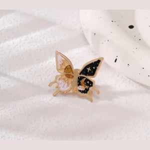 Black Butterfly Enamel Pin