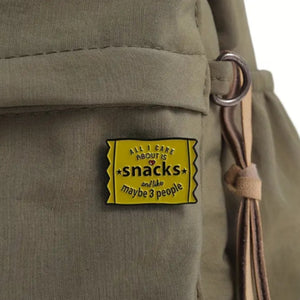 All I Care About Enamel Pin