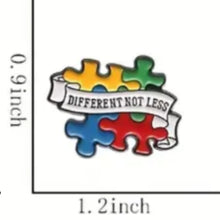Load image into Gallery viewer, Different not Less Enamel Pin