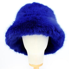 Load image into Gallery viewer, Luxe Plush Faux Fur Bucket Hat
