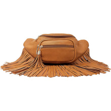 Load image into Gallery viewer, Mustard Fringe Fanny