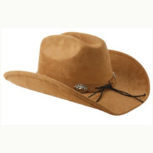 Load image into Gallery viewer, Moldable Faux Suede Cowboy Hat