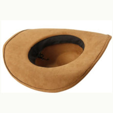 Load image into Gallery viewer, Moldable Faux Suede Cowboy Hat