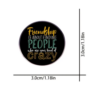 Friendship Enamel Pin