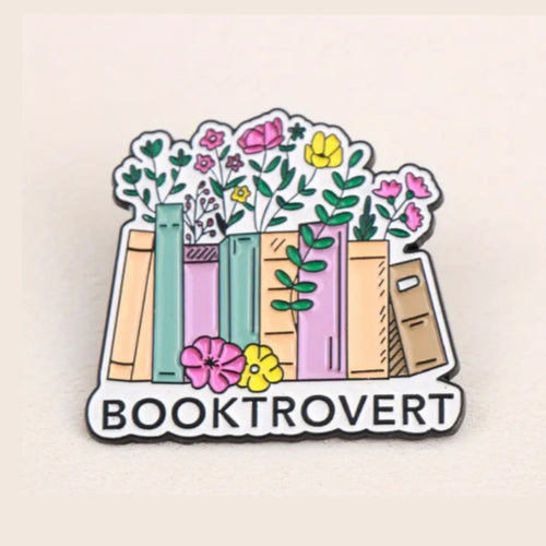 Booktrovert Enamel Pin