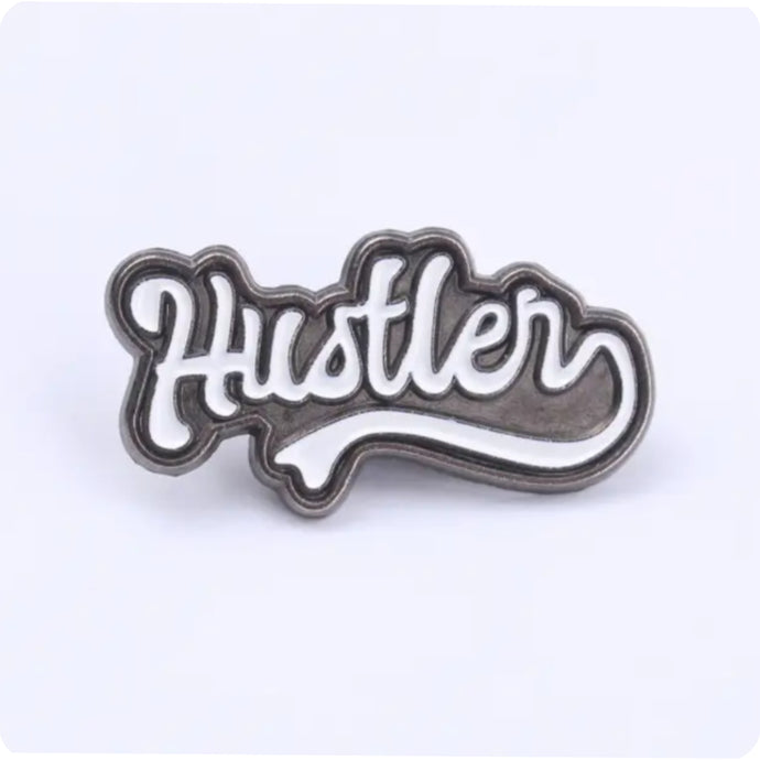 Hustler Enamel Pin