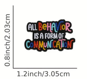 Communication Enamel Pin